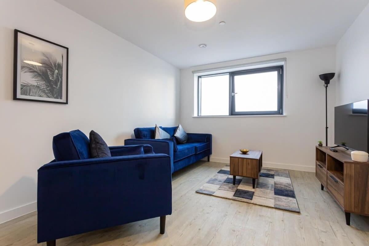 Modern 2 Bed Salford Apartment Stunning Views Manchester Exteriér fotografie
