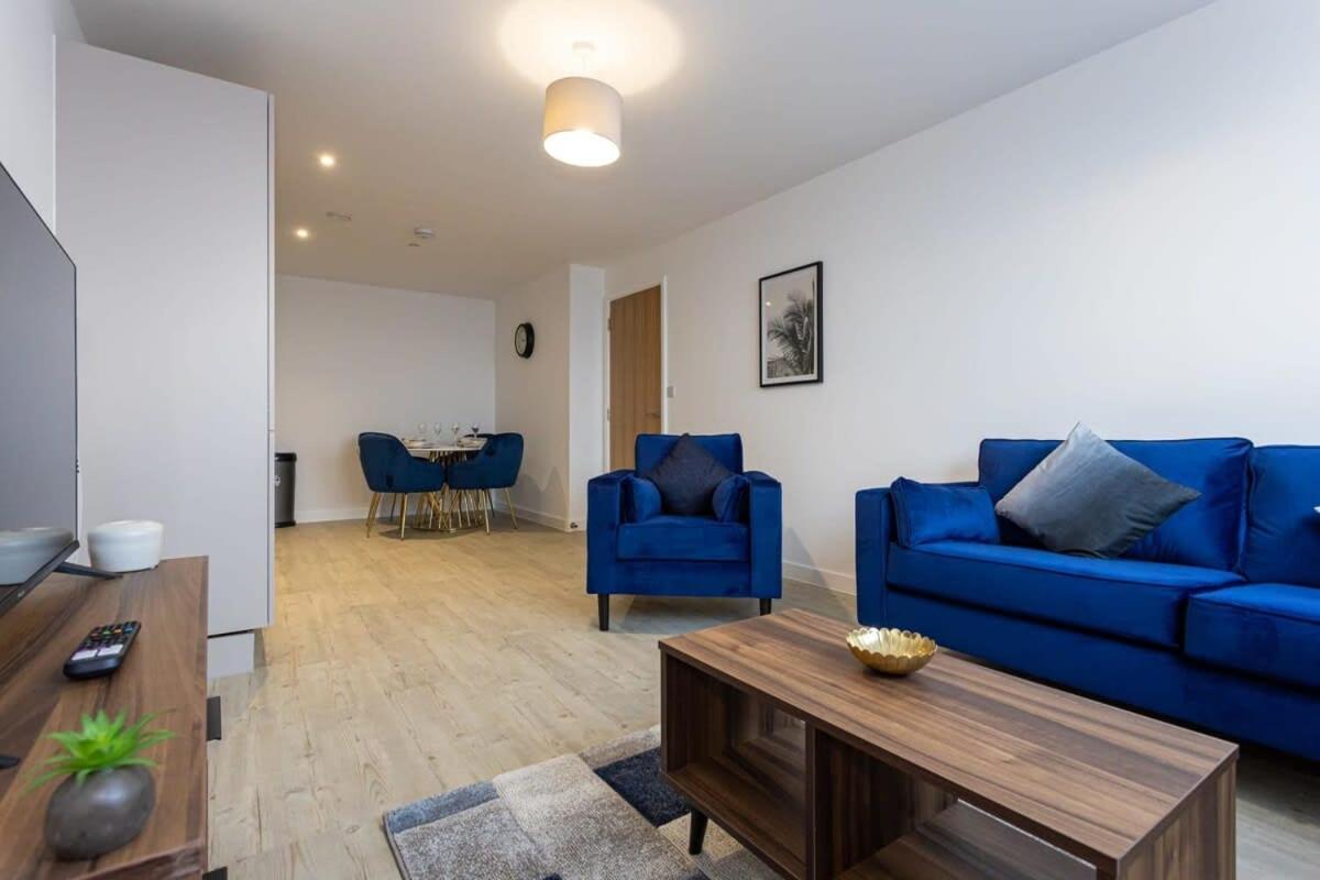 Modern 2 Bed Salford Apartment Stunning Views Manchester Exteriér fotografie